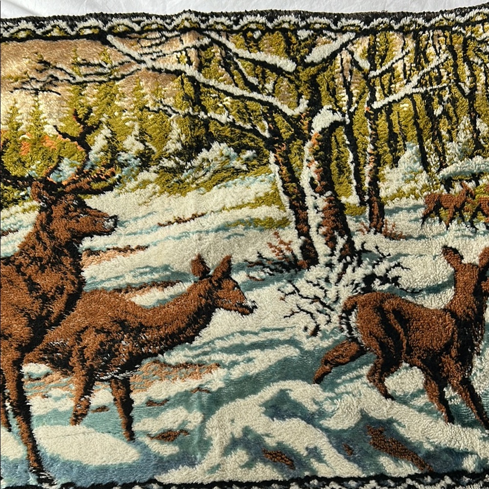 Deer tapestry from 1960 - Picture 4 of 16
